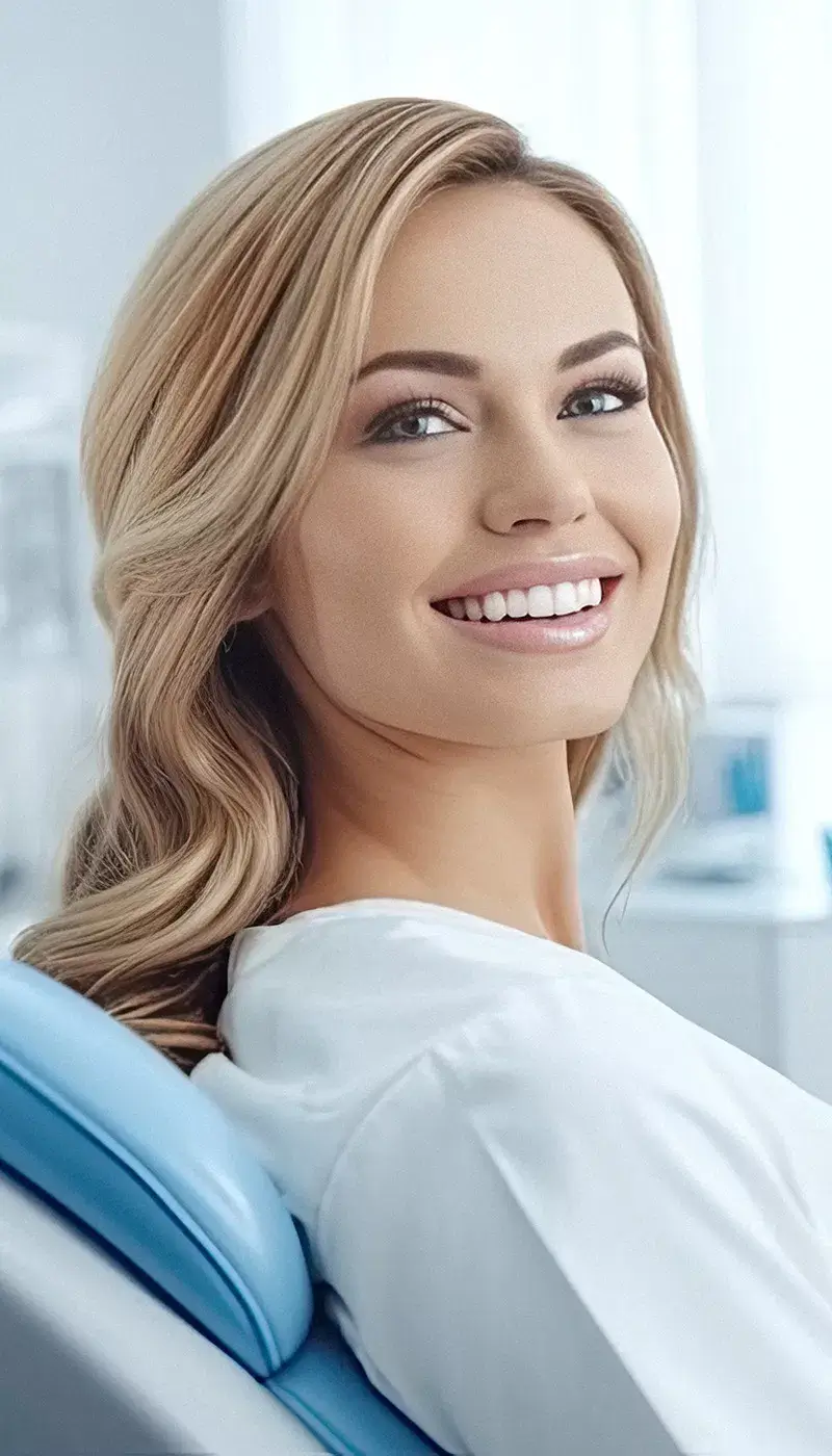 Trusted family dentist helping patient at dental clinic in Jupiter, FL
